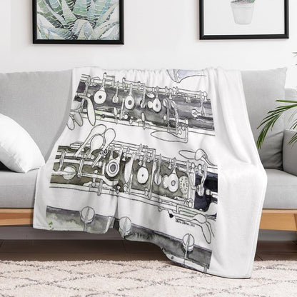The Oboe Throw Blanket
