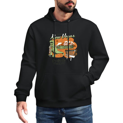 Fallout Welcome to New Vegas Dino Dee-Lite Video Game Customizable Surface Hoodie
