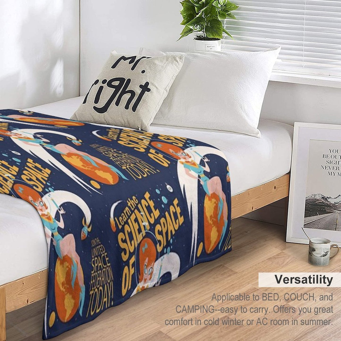 United Space Federation Throw Blanket