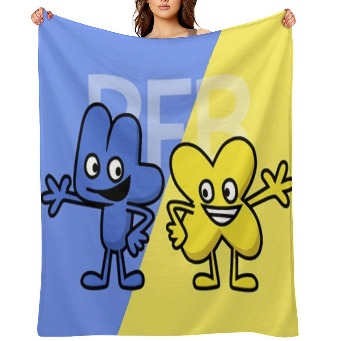 BFB 4 And X Design Throw Blanket