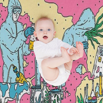 Bioengineering Throw Blanket