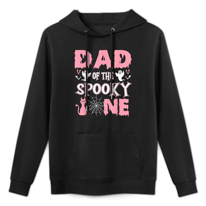 Dad Halloween 1st Birthday Dad of The Spooky One Girl Easy Care Hoodie