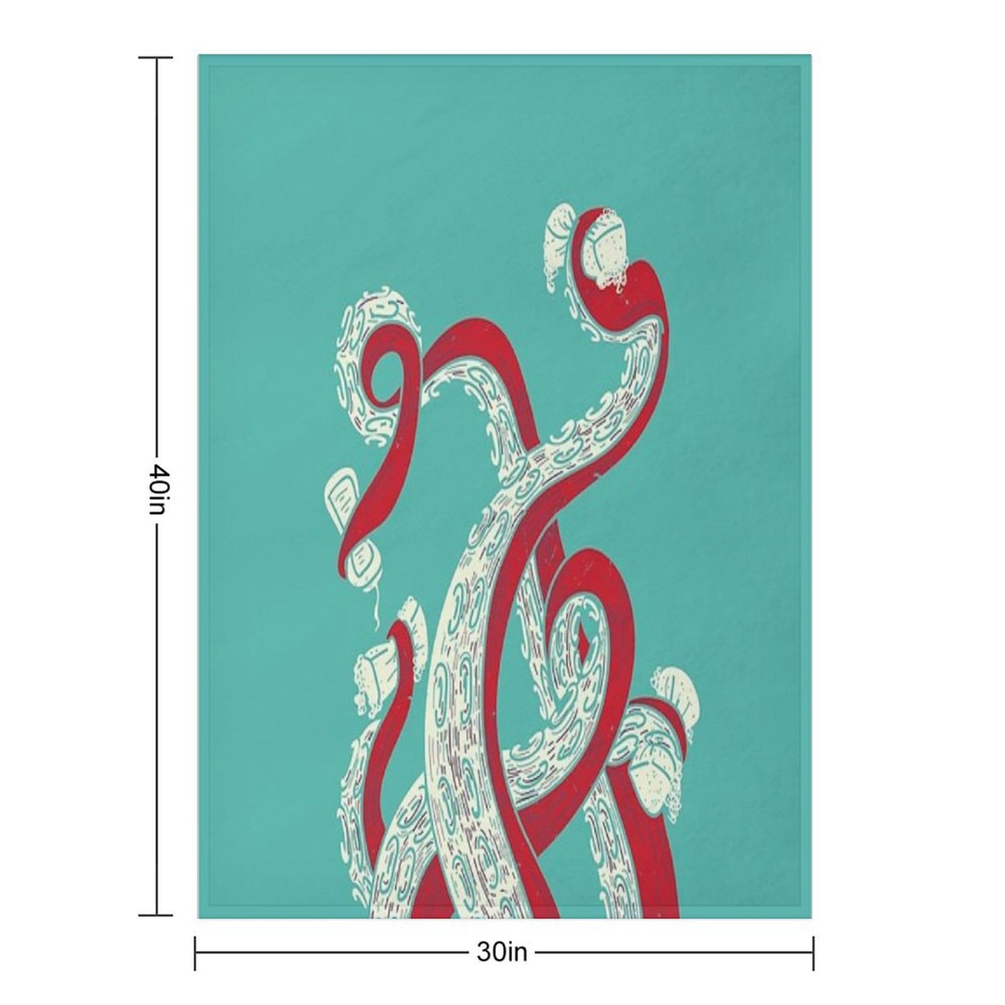 Kraken Throw Blanket