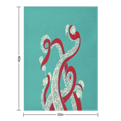 Kraken Throw Blanket