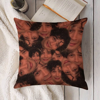 Matty Healy Linen Throw Pillow Cover