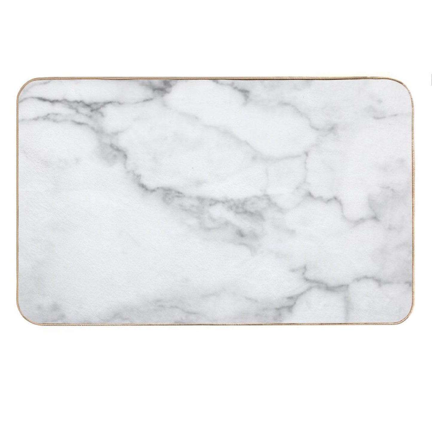 White Marble Bath Mat