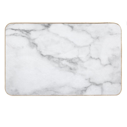 White Marble Bath Mat