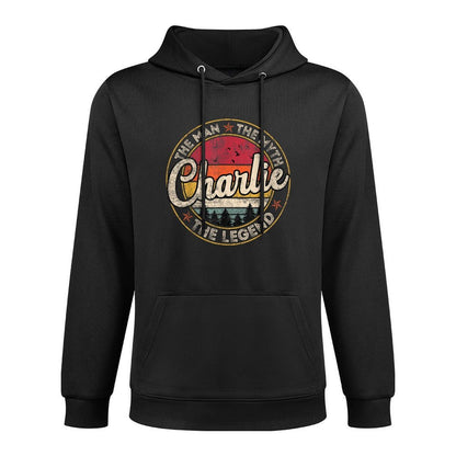Charlie The Man The Myth The Legend Personalized Name Easy Care Hoodie