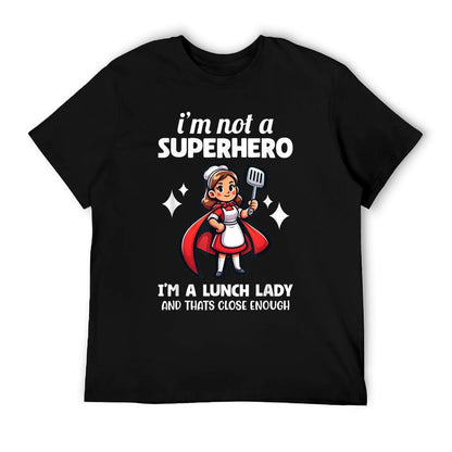 Funny Lunch Lady School Aide Appreciation Graphic T-Shirt