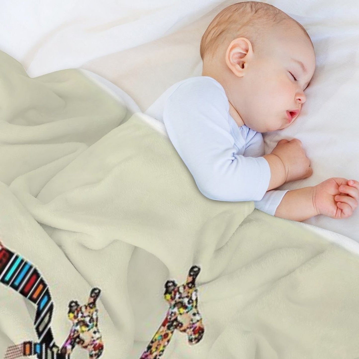 Giraffes Days Lets Tandem Throw Blanket