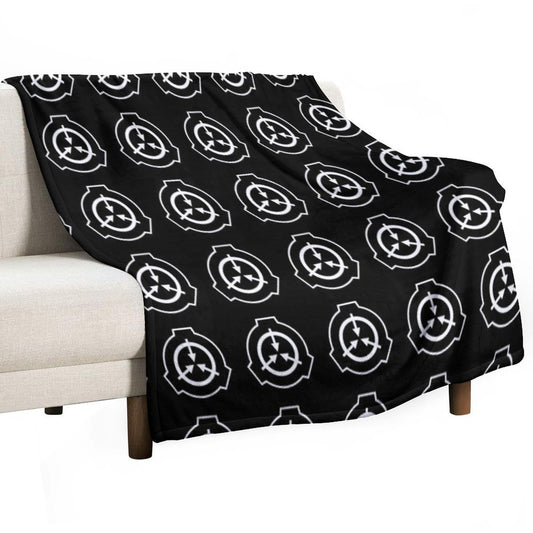 SCP Symbol (Black) Throw Blanket