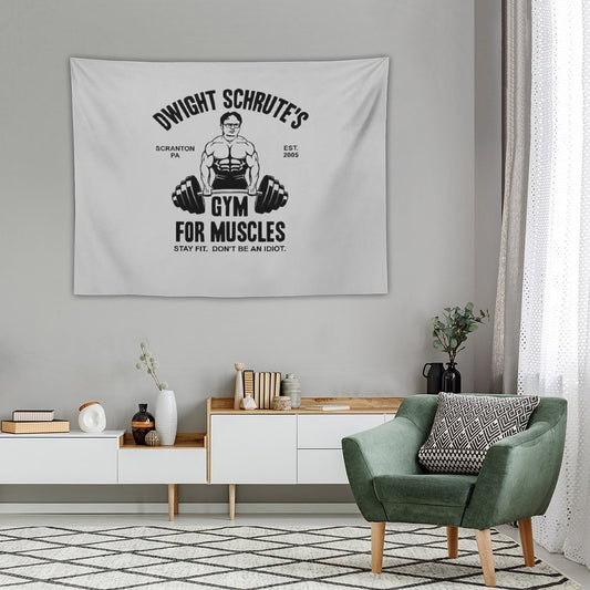 Dwight Schrute Gym For Muscles Tapestry