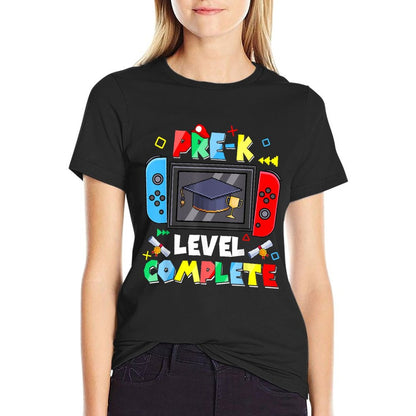Pre-K Level Complete Video Gamer Graduation Kids Boys T-Shirt