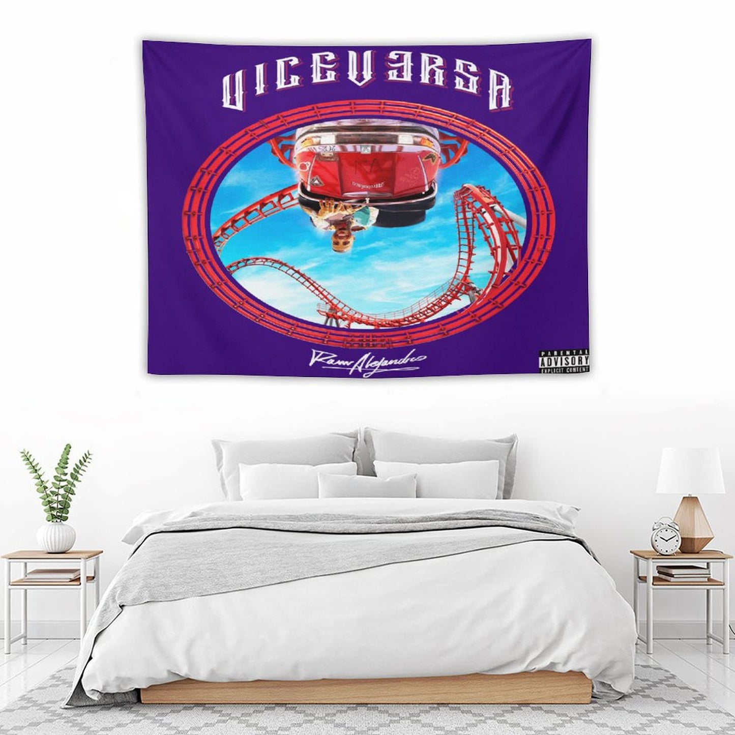 Rauw Alejandro - VICE VERSA (English Translation) Tapestry