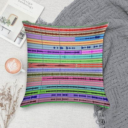 Music Tracks - Producer  Engineer Art Soft Durable Construction Throw Pillow
