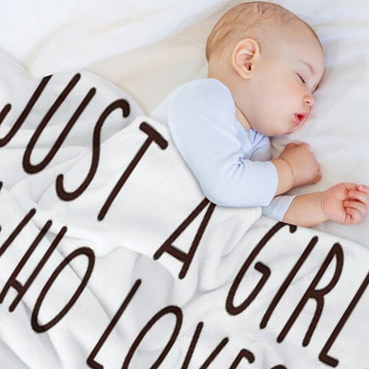 JUST A GIRL WHO LOVES BLOBFISH Throw Blanket