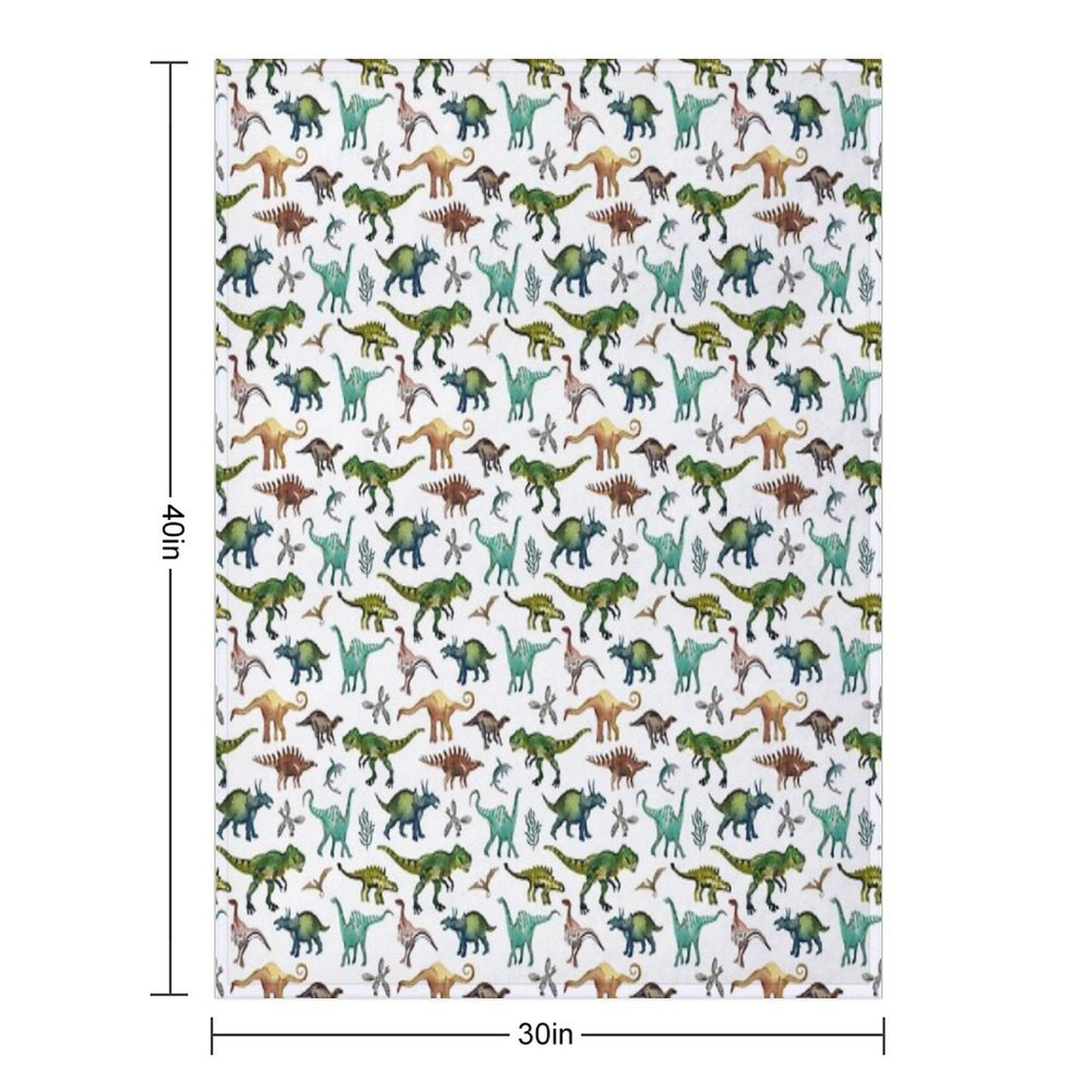 Dino-Mite Dreams for Kids  Trendy Dinosaur Pattern  Unique Gift Idea. Throw Blanket