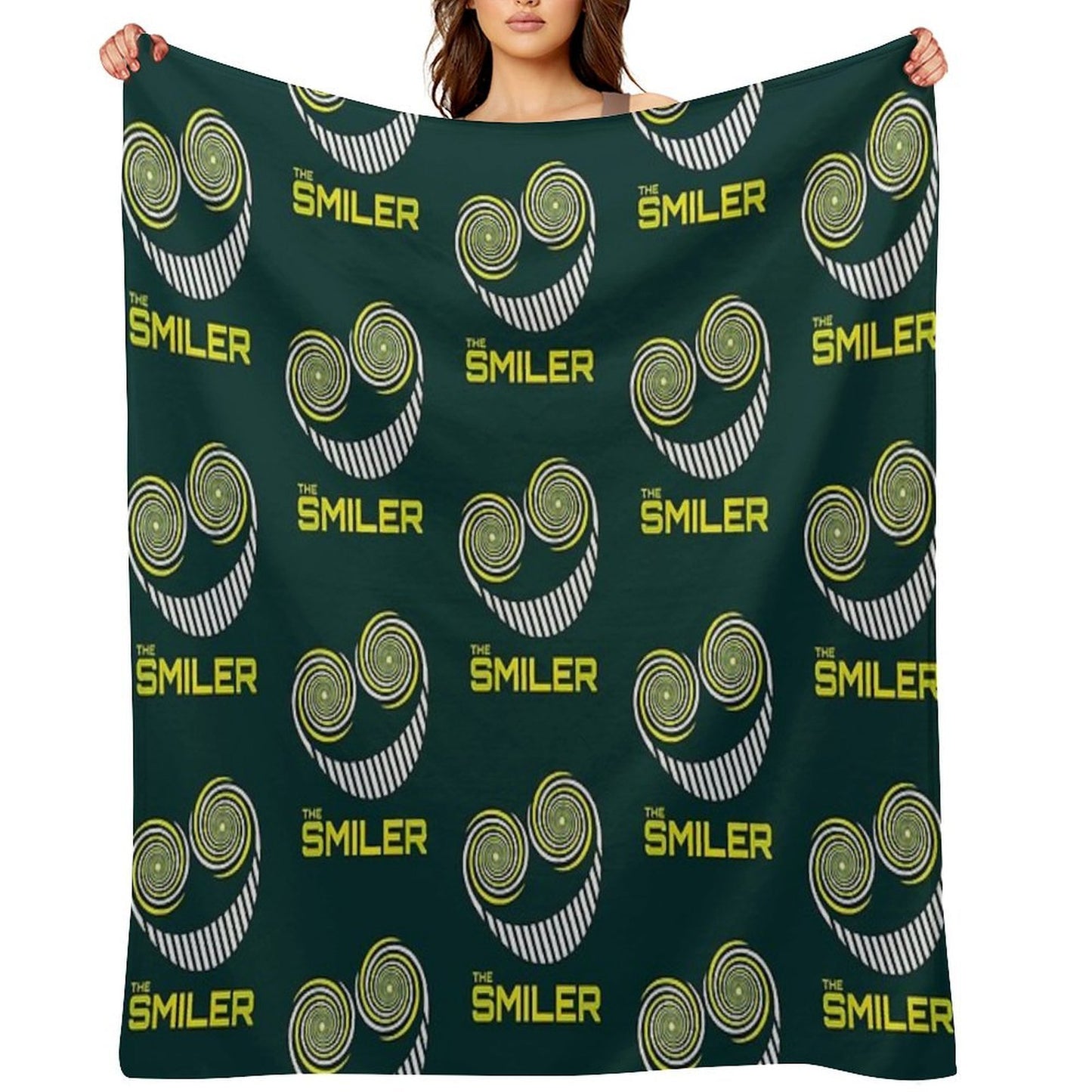 The Smiler Throw Blanket