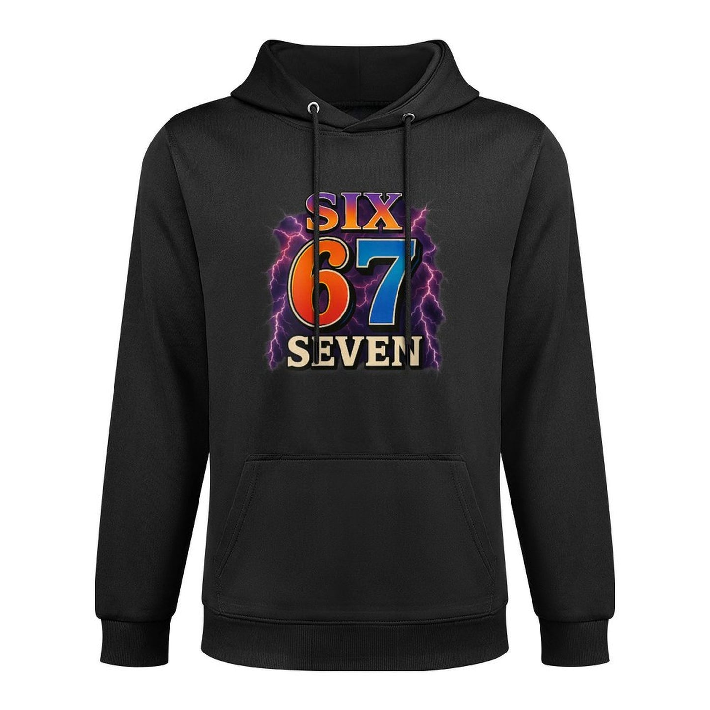 Womens 67 Six Seven 6 7 Meme Design Funny 6 7 Machine Washable Hoodie