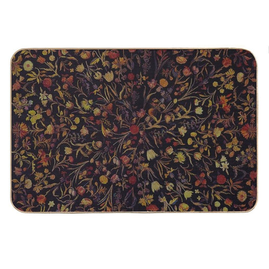 Midnight Floral Bath Mat