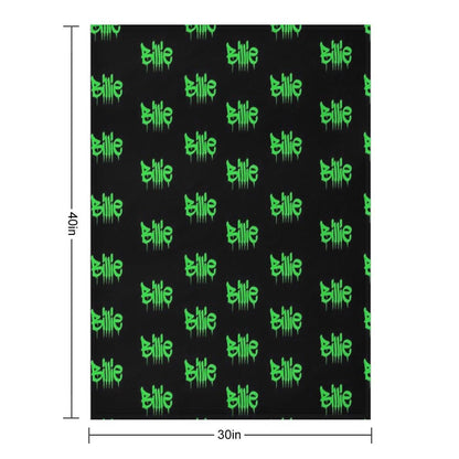 Billie Black&green Throw Blankets Throw Blanket