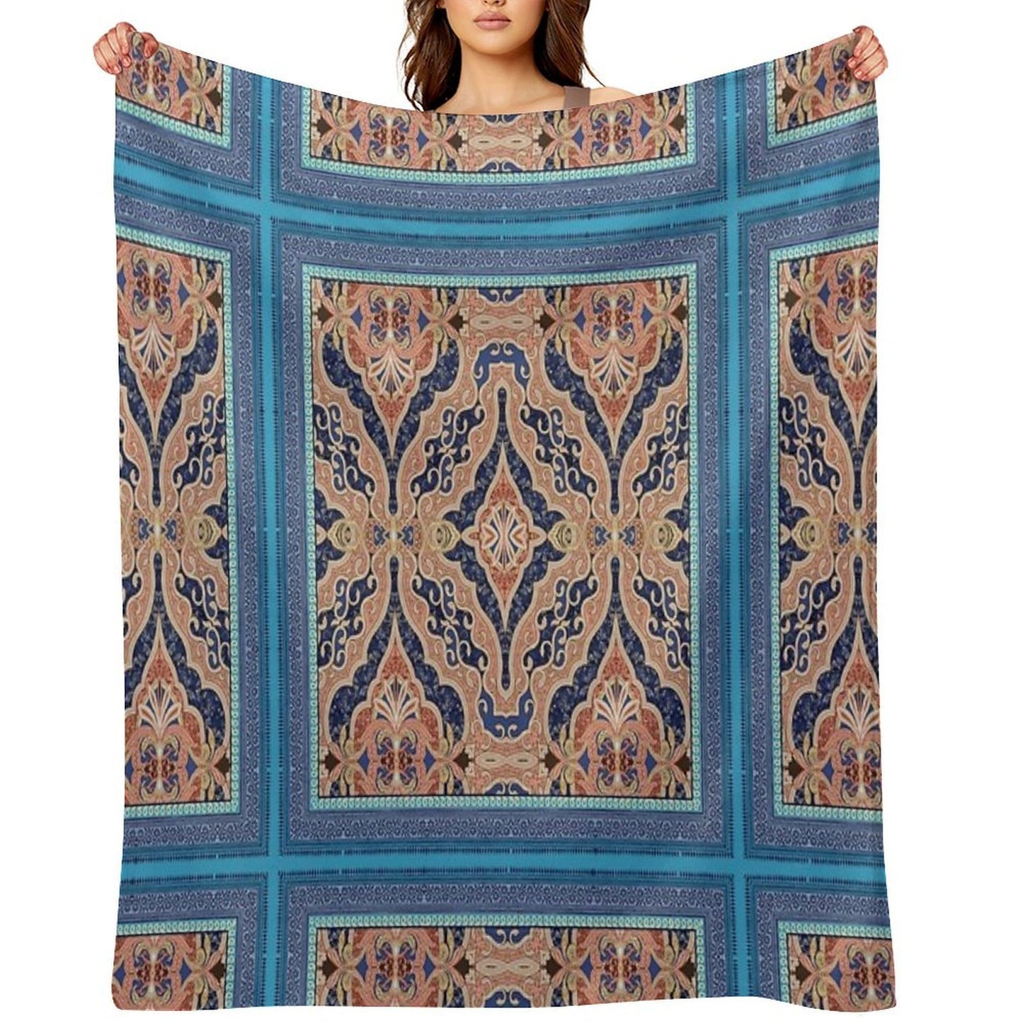 Arab Tapestry Throw Blanket