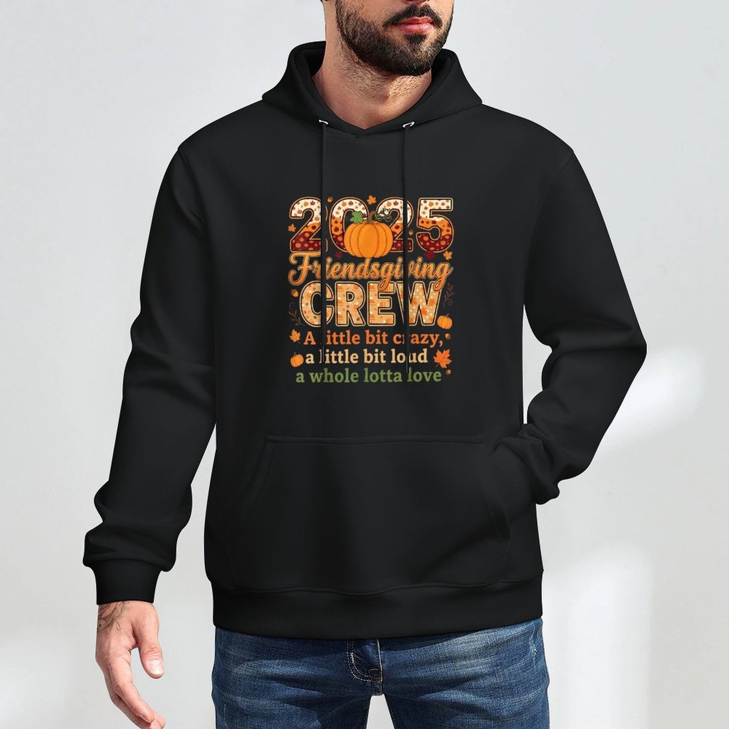 Squad Turkey Friends Thanksgiving 2025 Friendsgiving Crew All-Day Comfort Hoodie