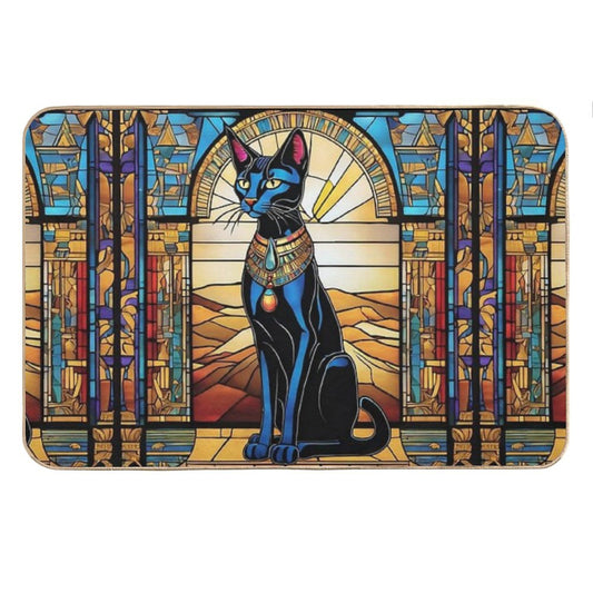 Egyptian Cat. Bath Mat