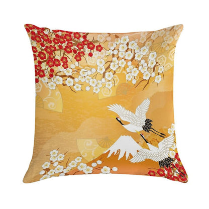 Beautiful Kimono of Japan Soft Anti-Pilling Throw Pillow