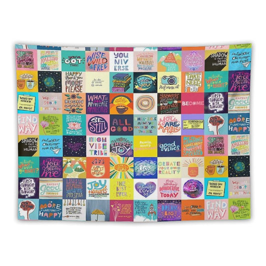 Positivity Patchwork Tapestry