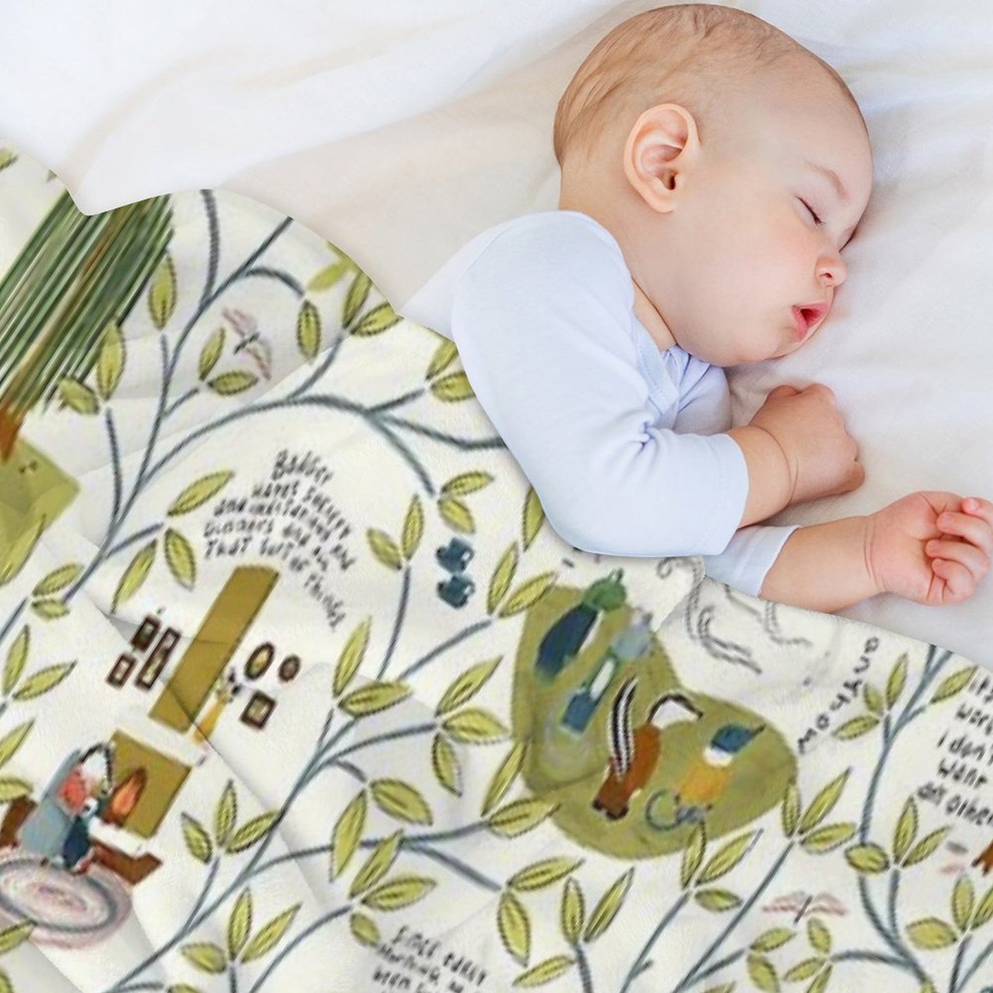 Wind in The Willows (light) Throw Blanket