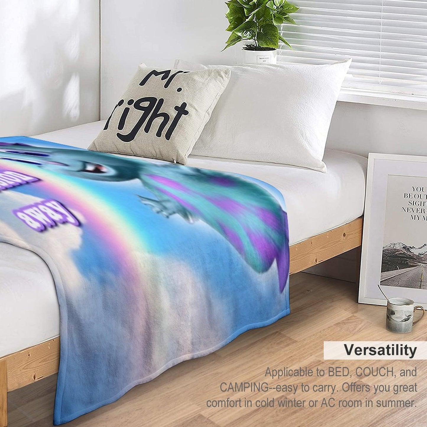 A Bibble A Days Keeps The Depression Away Throw Blanket