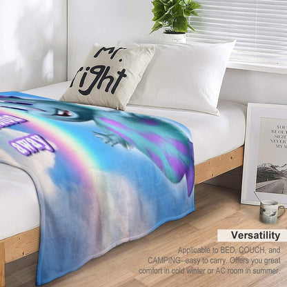 A Bibble A Days Keeps The Depression Away Throw Blanket