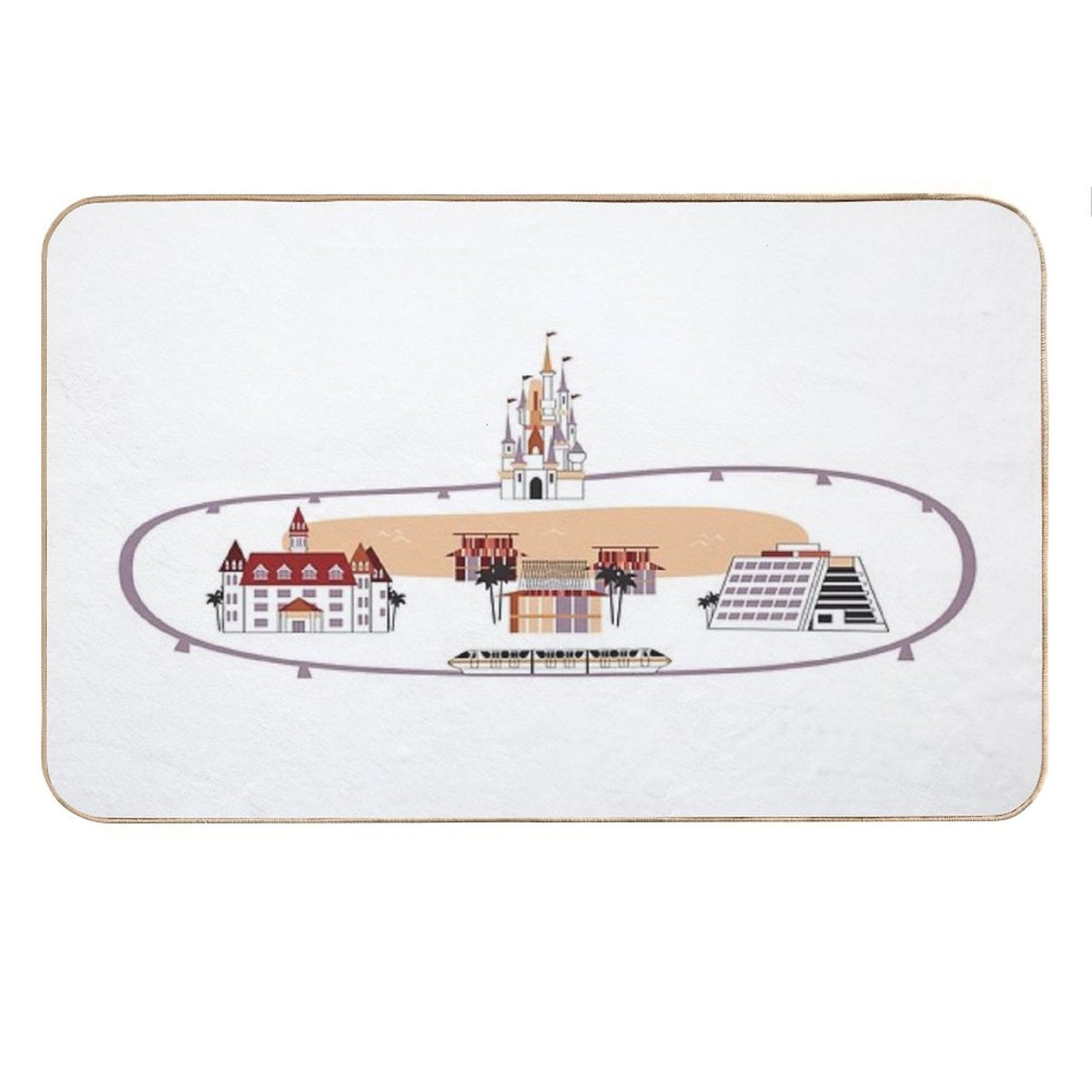 Monorail Loop Bath Mat