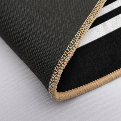 White Frame Bath Mat