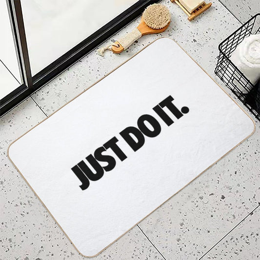 Nike Just Do It.  Slip-Resistant Bath Mat