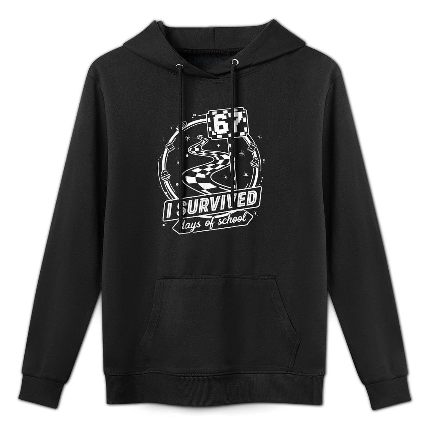 I Survived 67 Days of School Funny Six Seven 6 7 Easy Care Hoodie