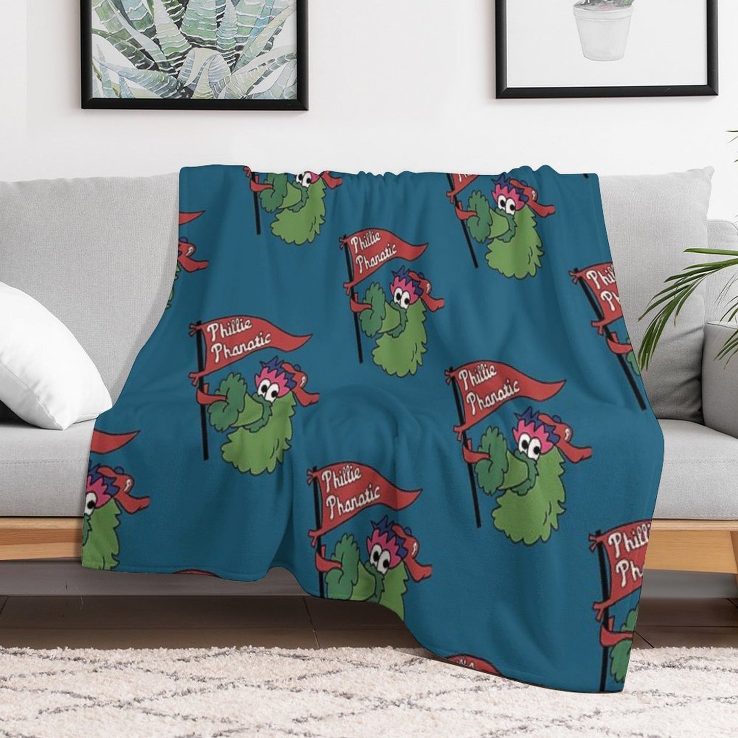 Phillie Phanatic Throw Blanket