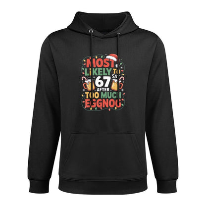 67 Meme Funny Christmas Meme Design Most Likely to Say 67 Casual Wear Hoodie