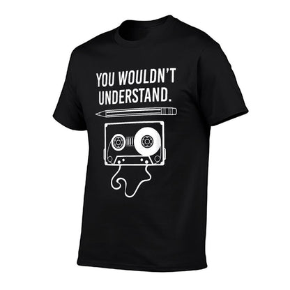 You Wouldnt Understand Vintage Cassette Tape Music T  Polyester Blend T-Shirt