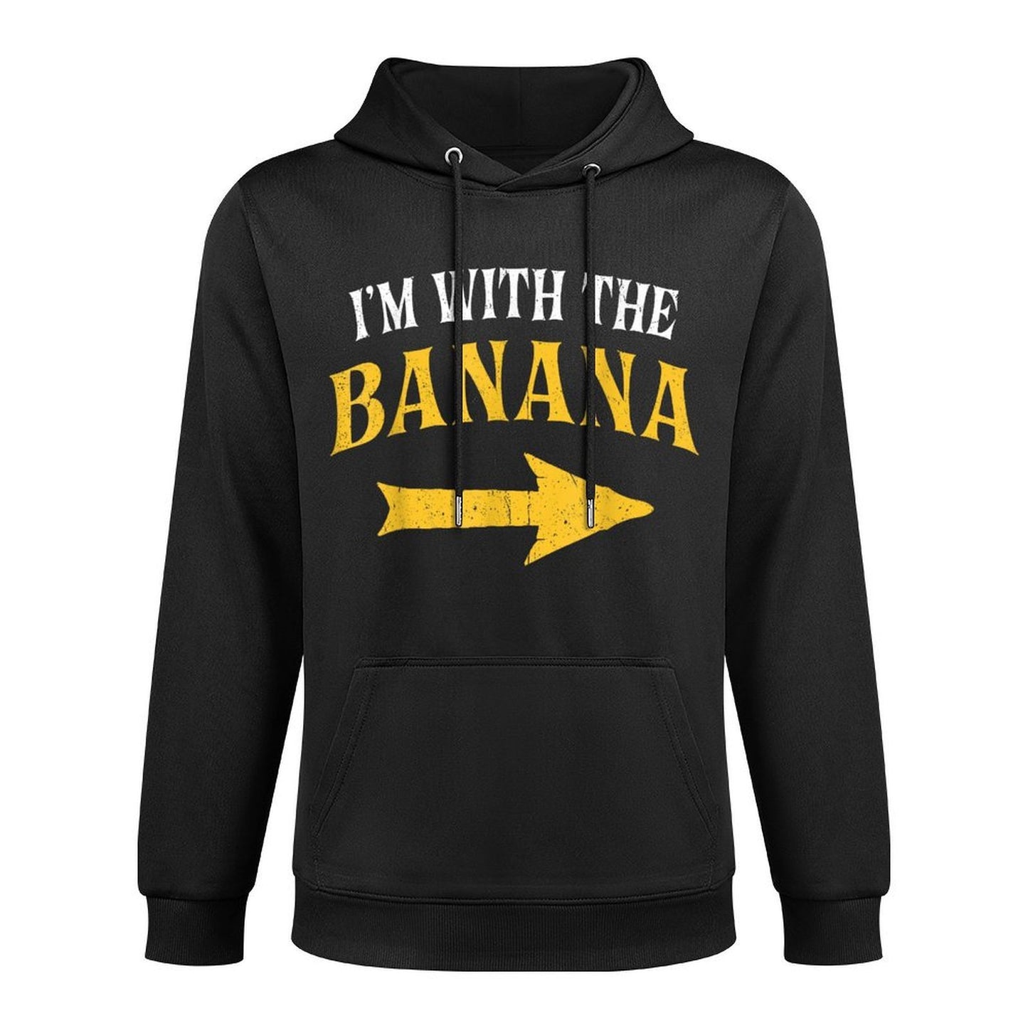 Im With The Banana Costume Halloween Matching Couple Casual Wear Hoodie