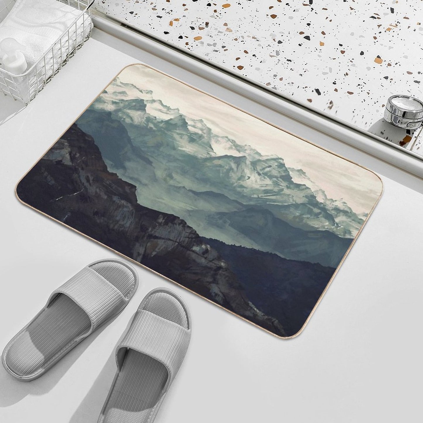 Mountain Fog Bath Mat