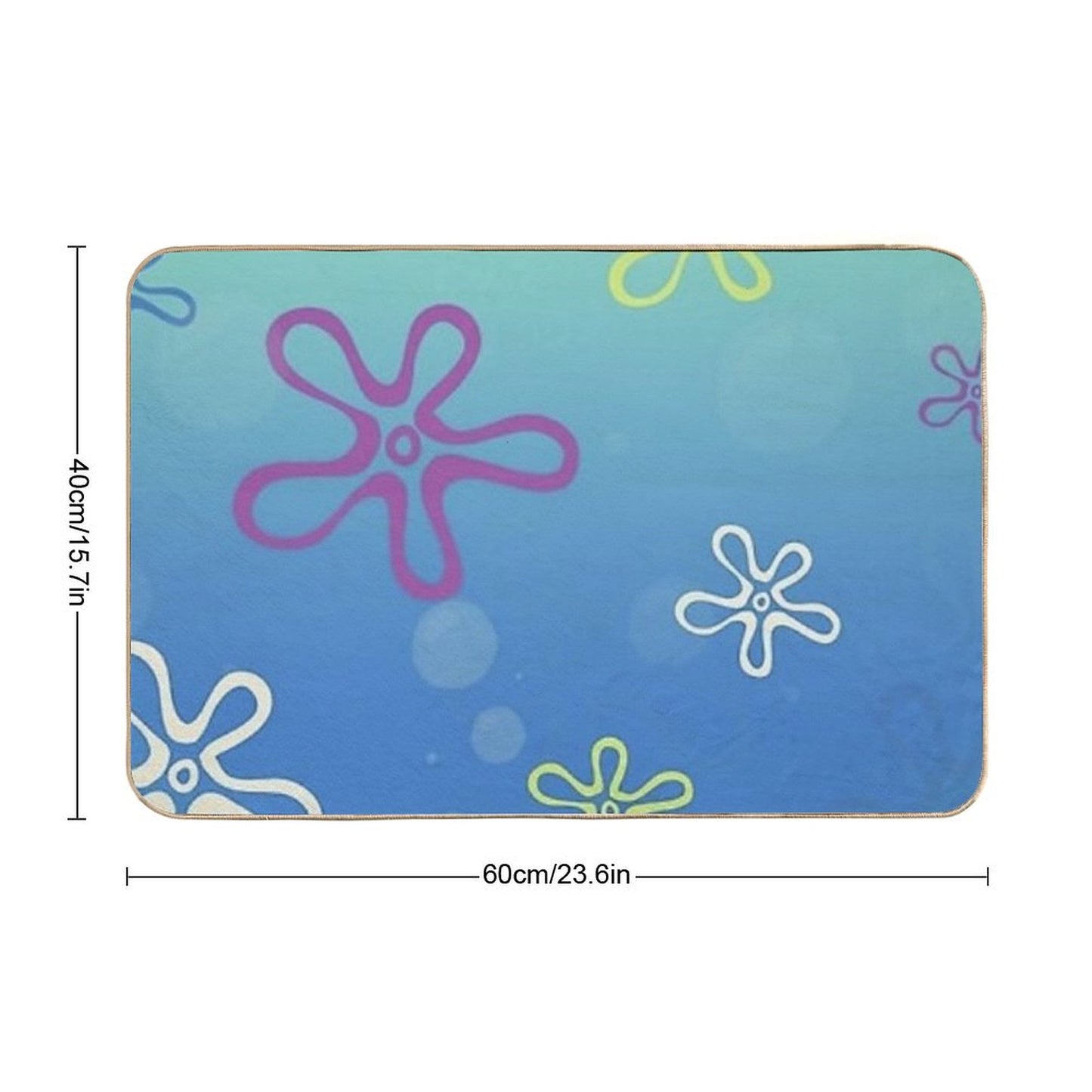 Bikini Bottom Sky Bath Mat