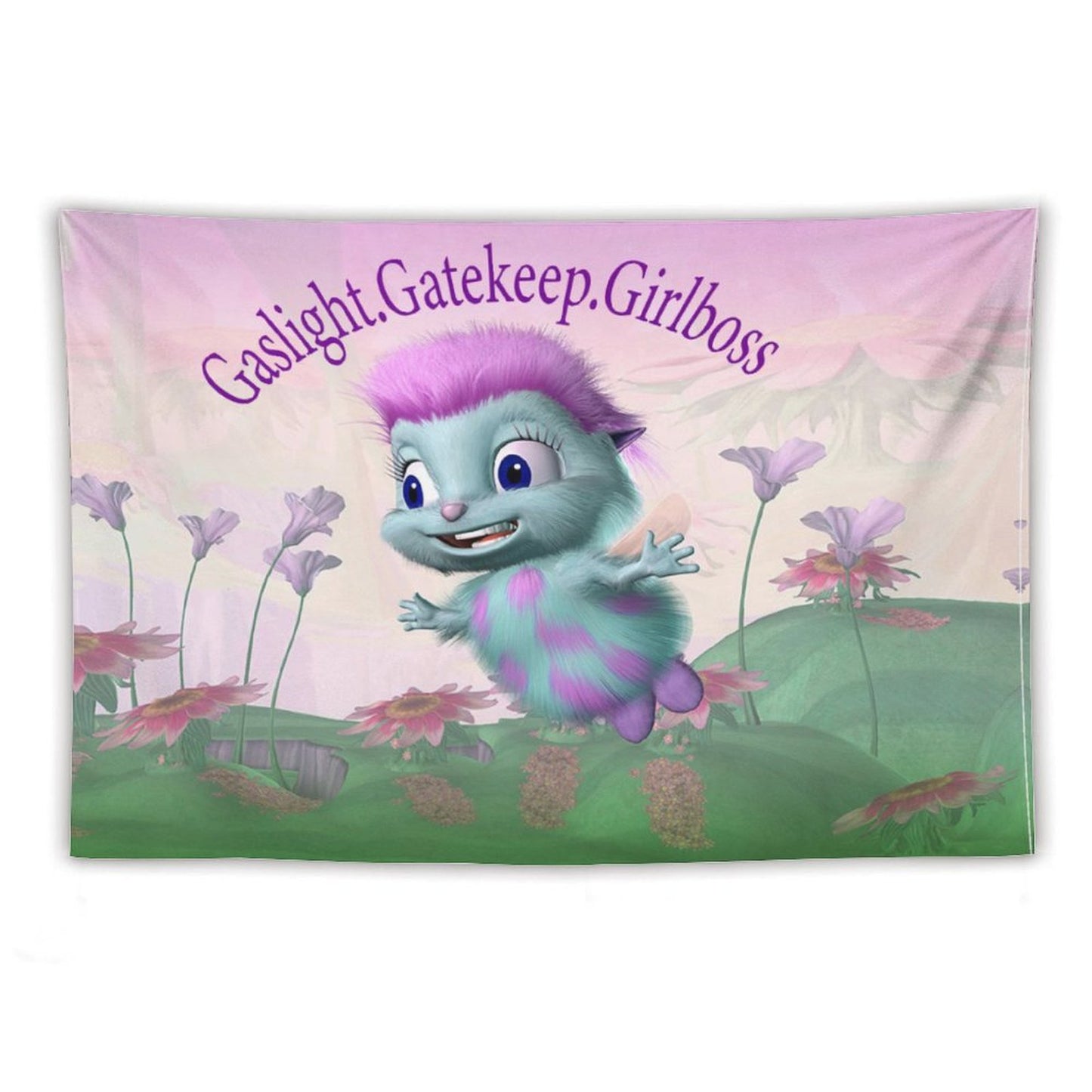 Bibble Gaslight Gatekeep Girlboss Tapestry