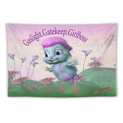 Bibble Gaslight Gatekeep Girlboss Tapestry