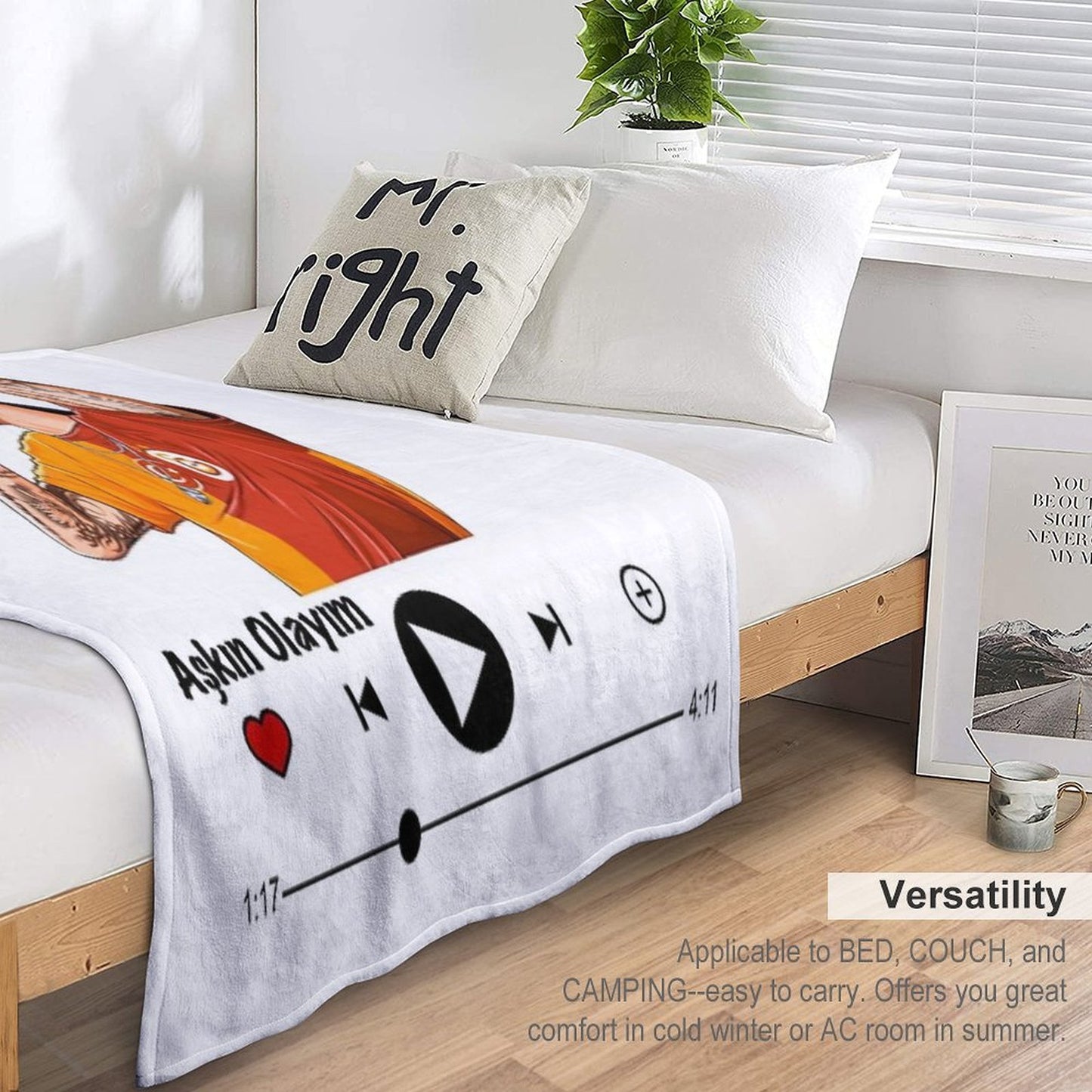 Mauro Icardi Aşkın Olayım Music Player Throw Blanket