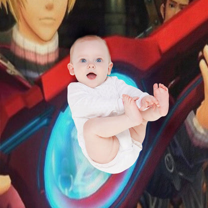 Ahh Yes, The Xenoblade Throw Blanket