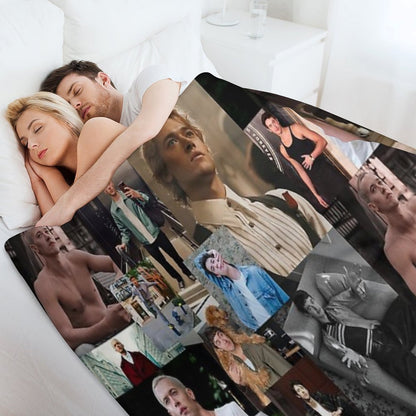 Tom Blyth Coriolanus Snow Throw Blanket