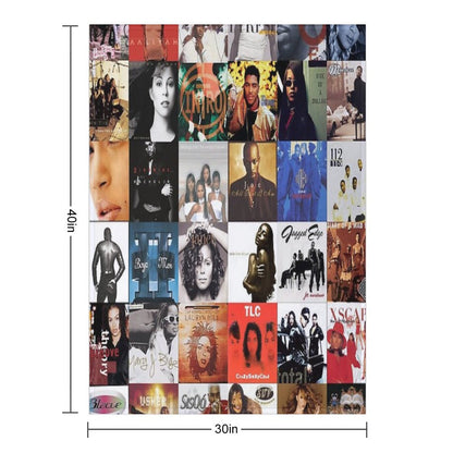 HISTORY 90s RNB - HOME DECOR Throw Blanket