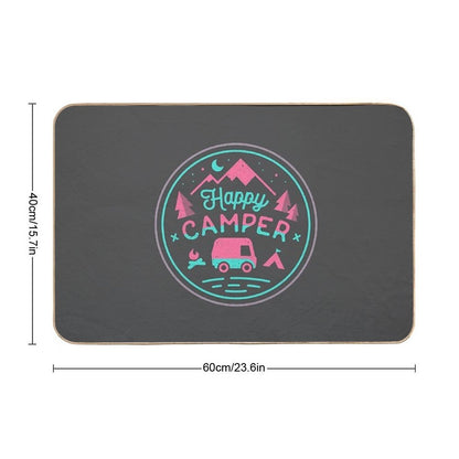 Happy Camper Soft-top  Long-Lasting Bath Mat